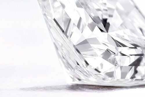 Close up of a Graff diamond
