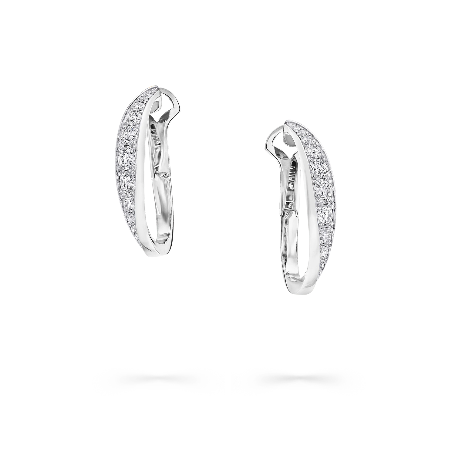 Spiral Diamond Earrings