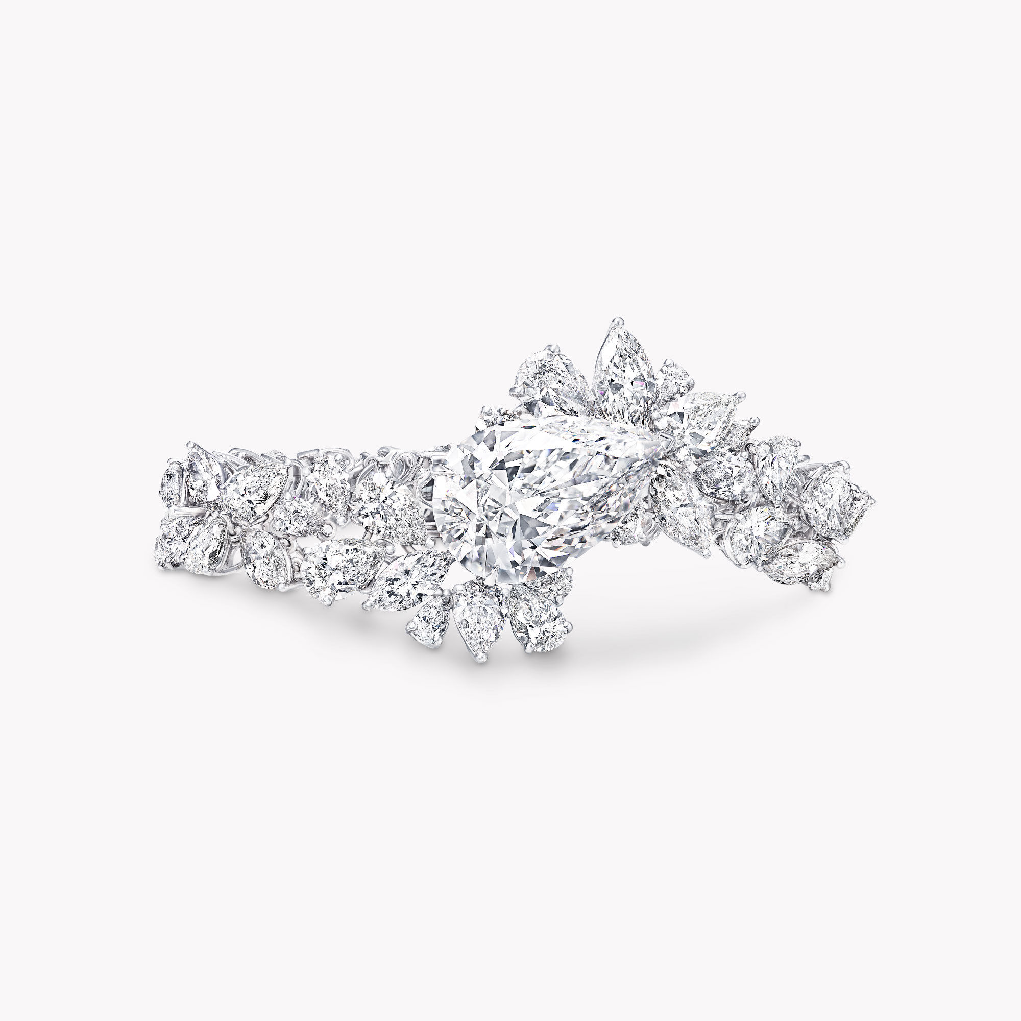 White diamond bracelet