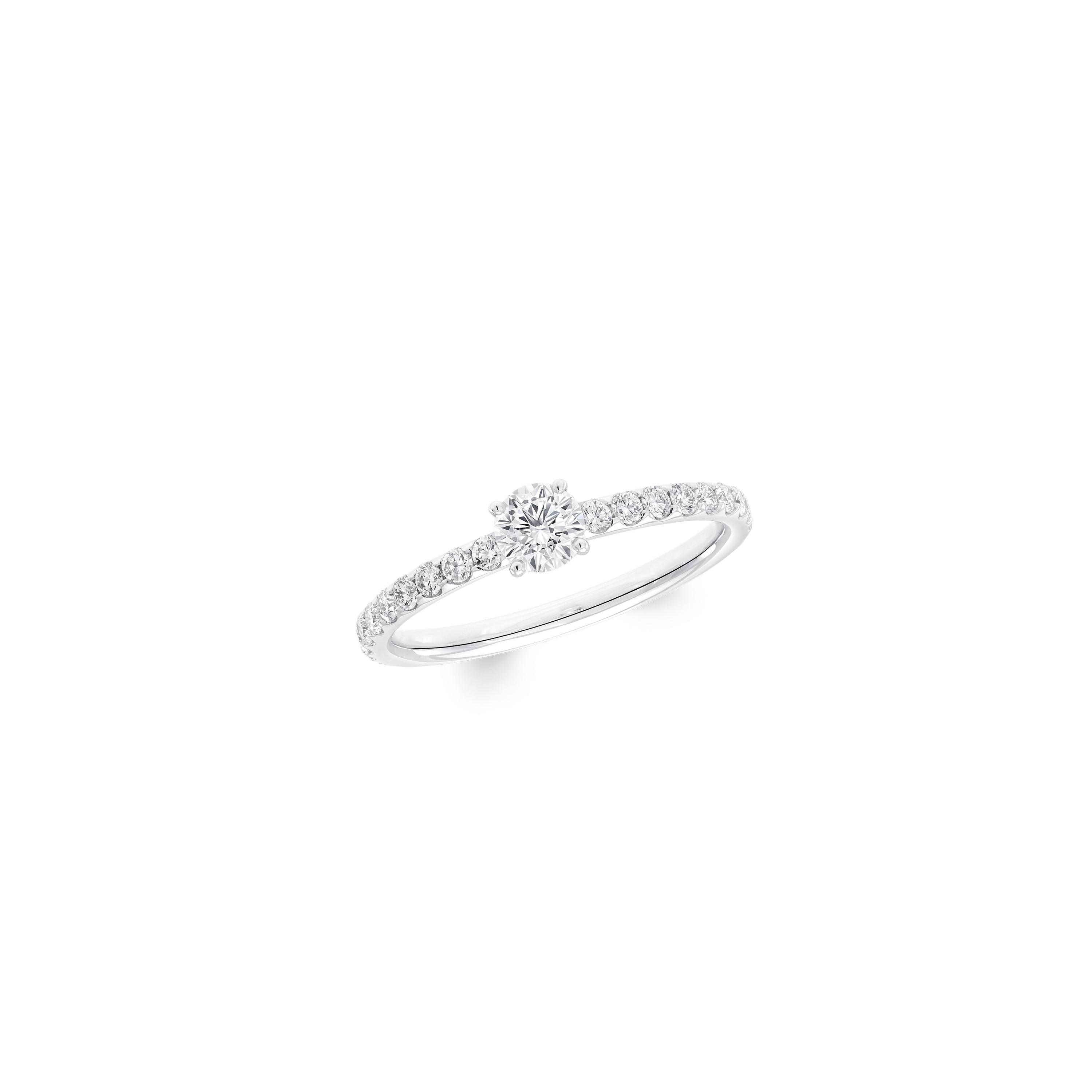 Foufou Round Brilliant Diamond Ring