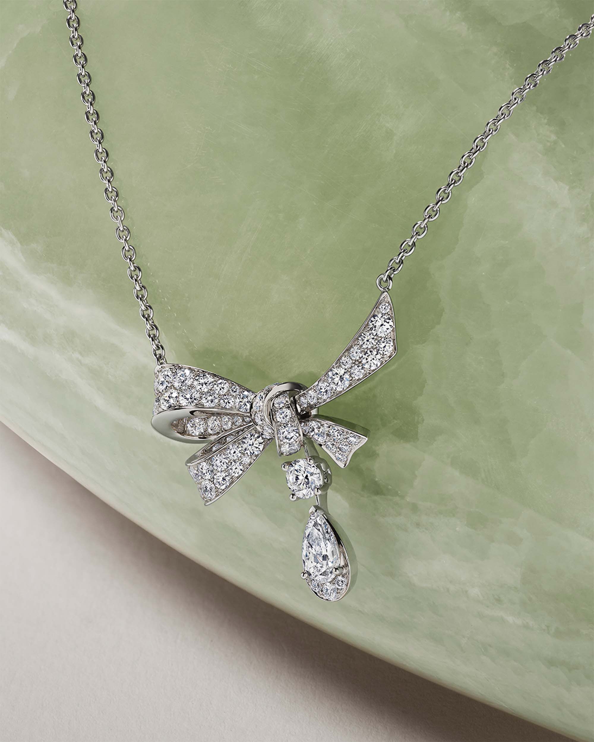 Gifts for Her - Image shows Graff Tilda's Bow necklace