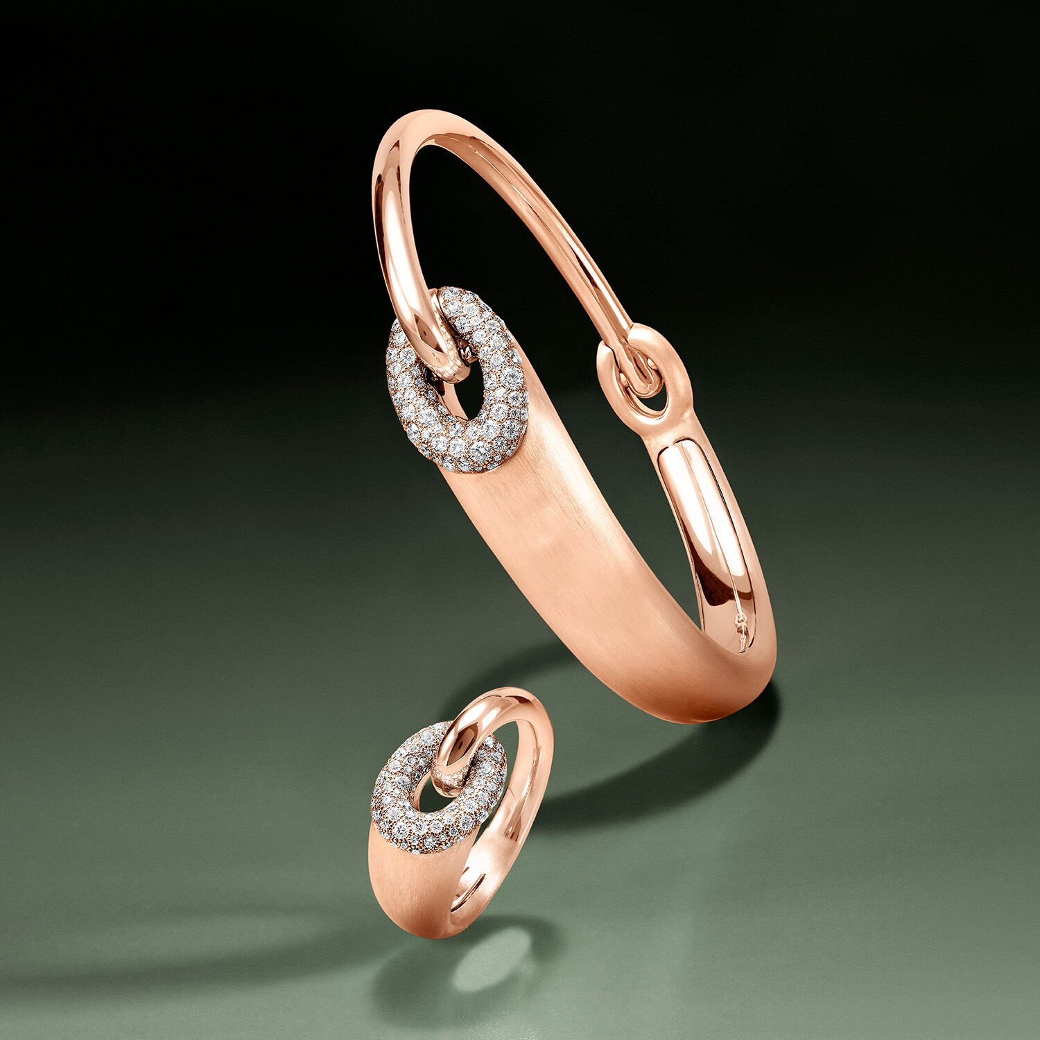 Image shows Graff Butterfly Double Butterfly Silhouette Diamond Pendant