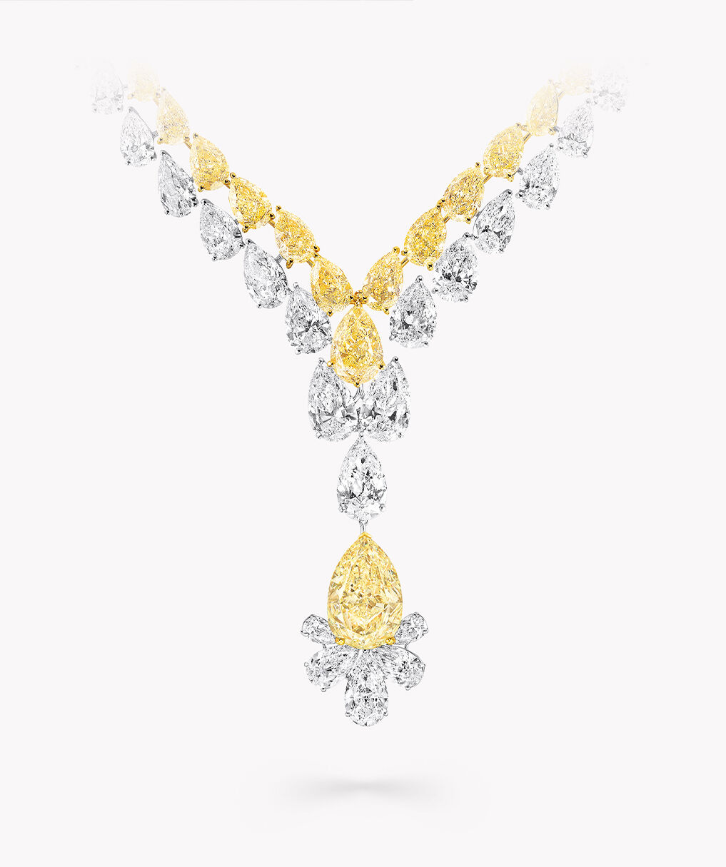 Graff Yellow and White Diamond High Jewellery Necklace