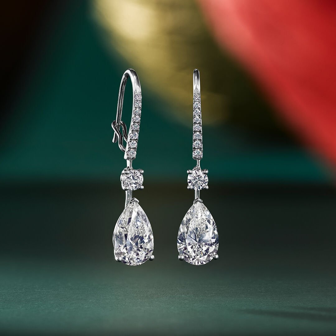 Image shows Classic Graff Graduated Diamond line necklace