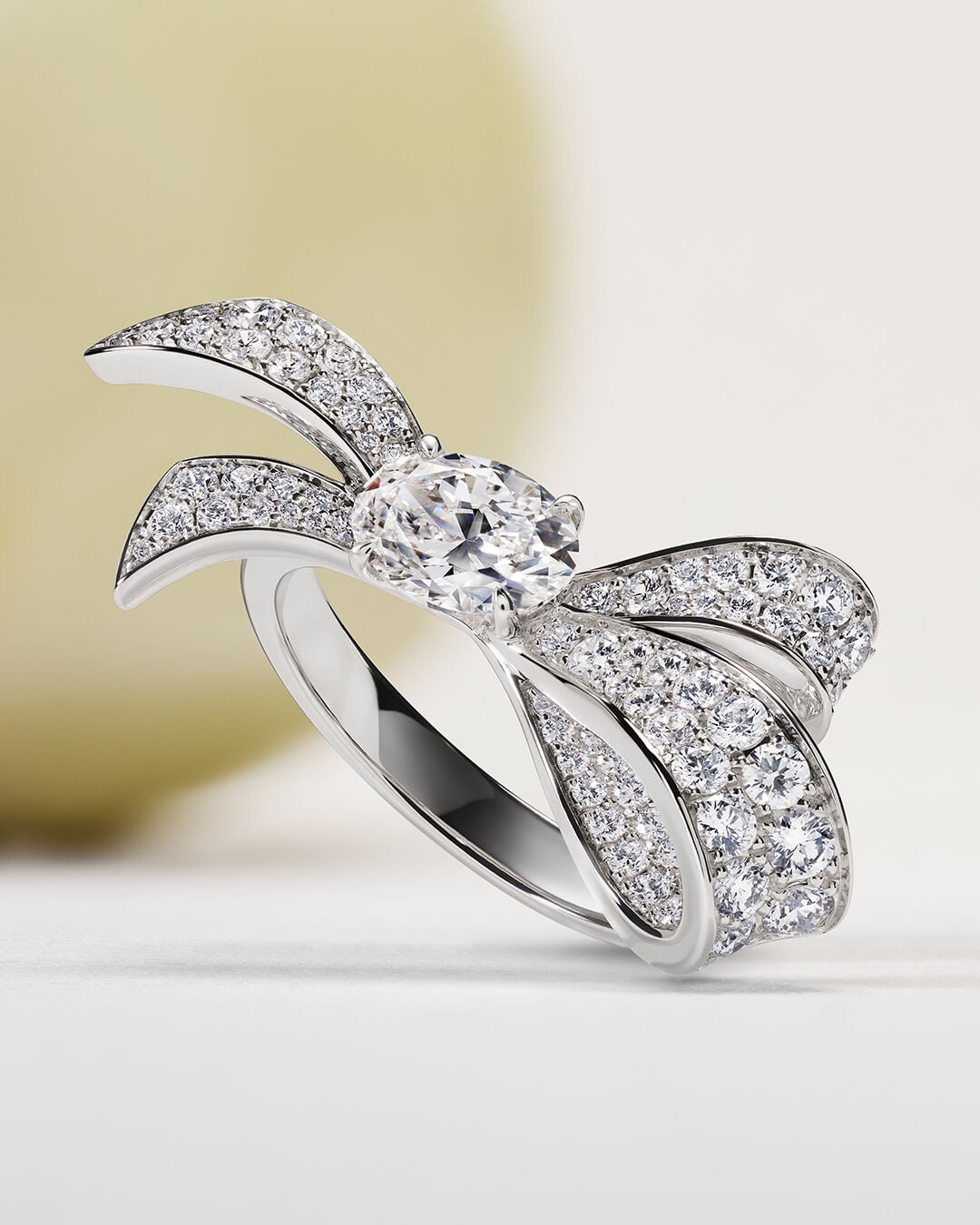 Rings - Image shows Graff Tilda's Bow Diamond Ring