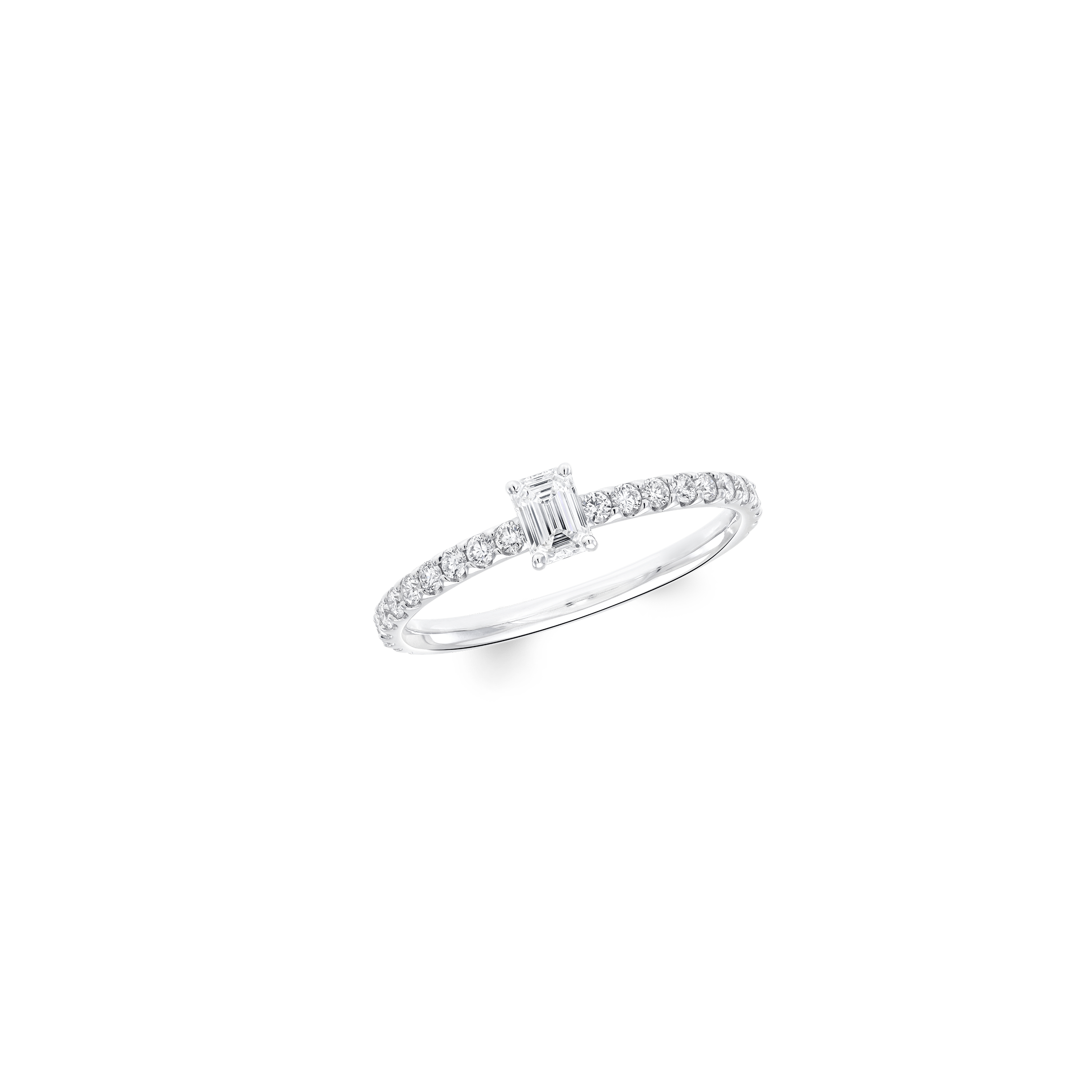 Foufou Emerald Cut Diamond Ring