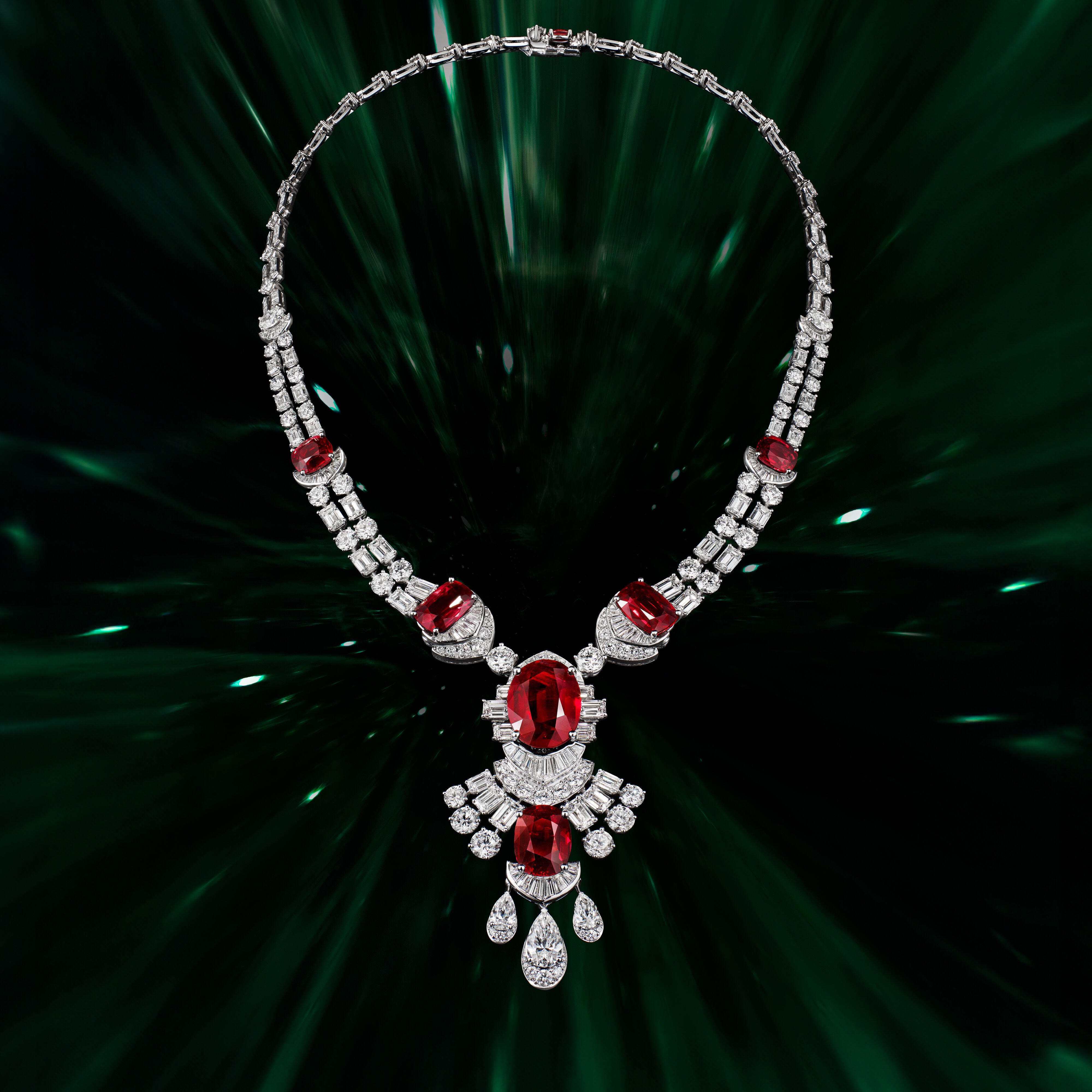 Image of Graff Galaxia Ruby High Jewellery necklace