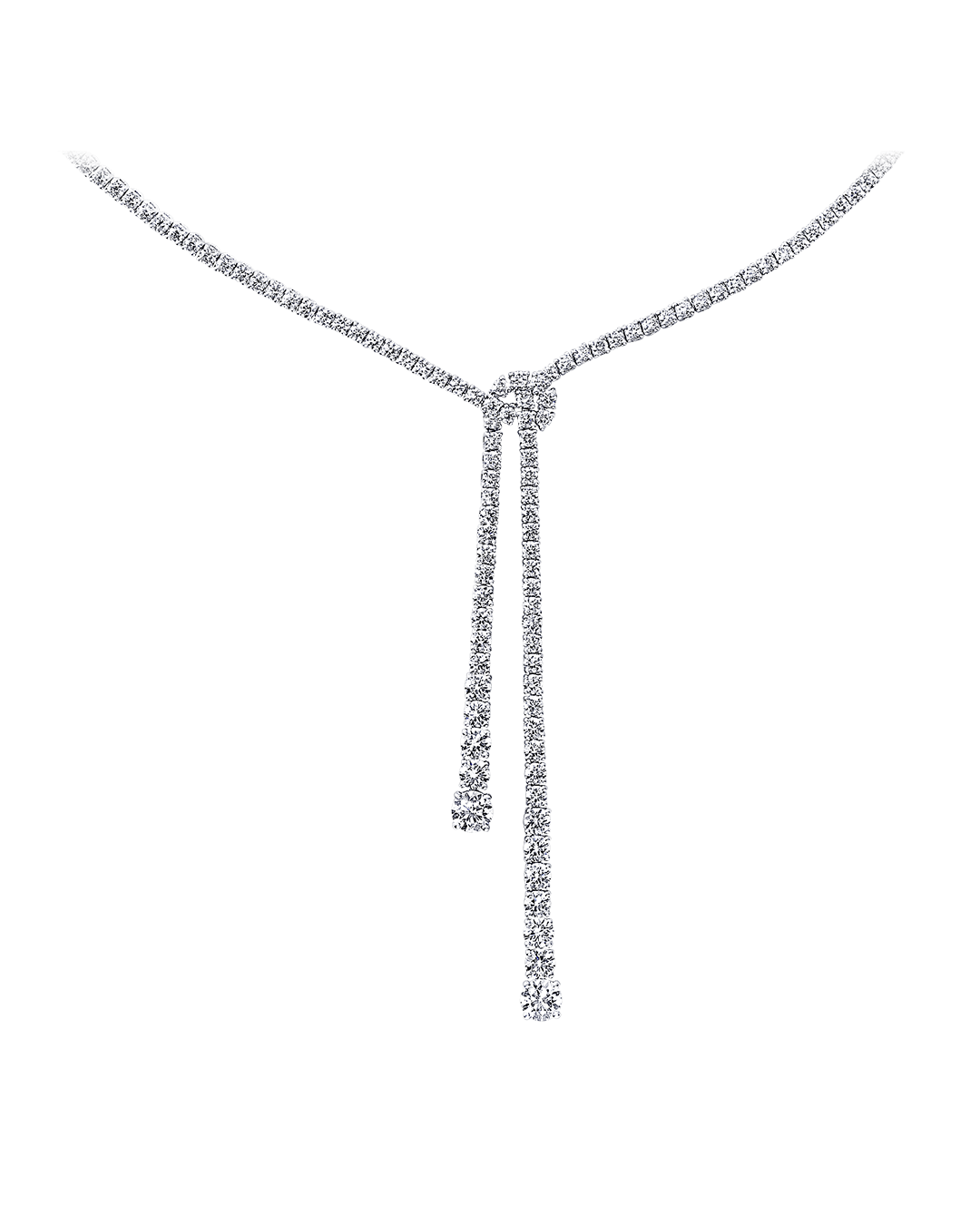 Graff Diamond Double Strand Knot Necklace