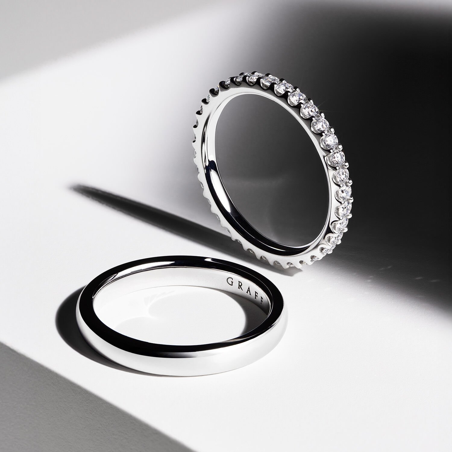 Models wear a collection of Graff's jewellery