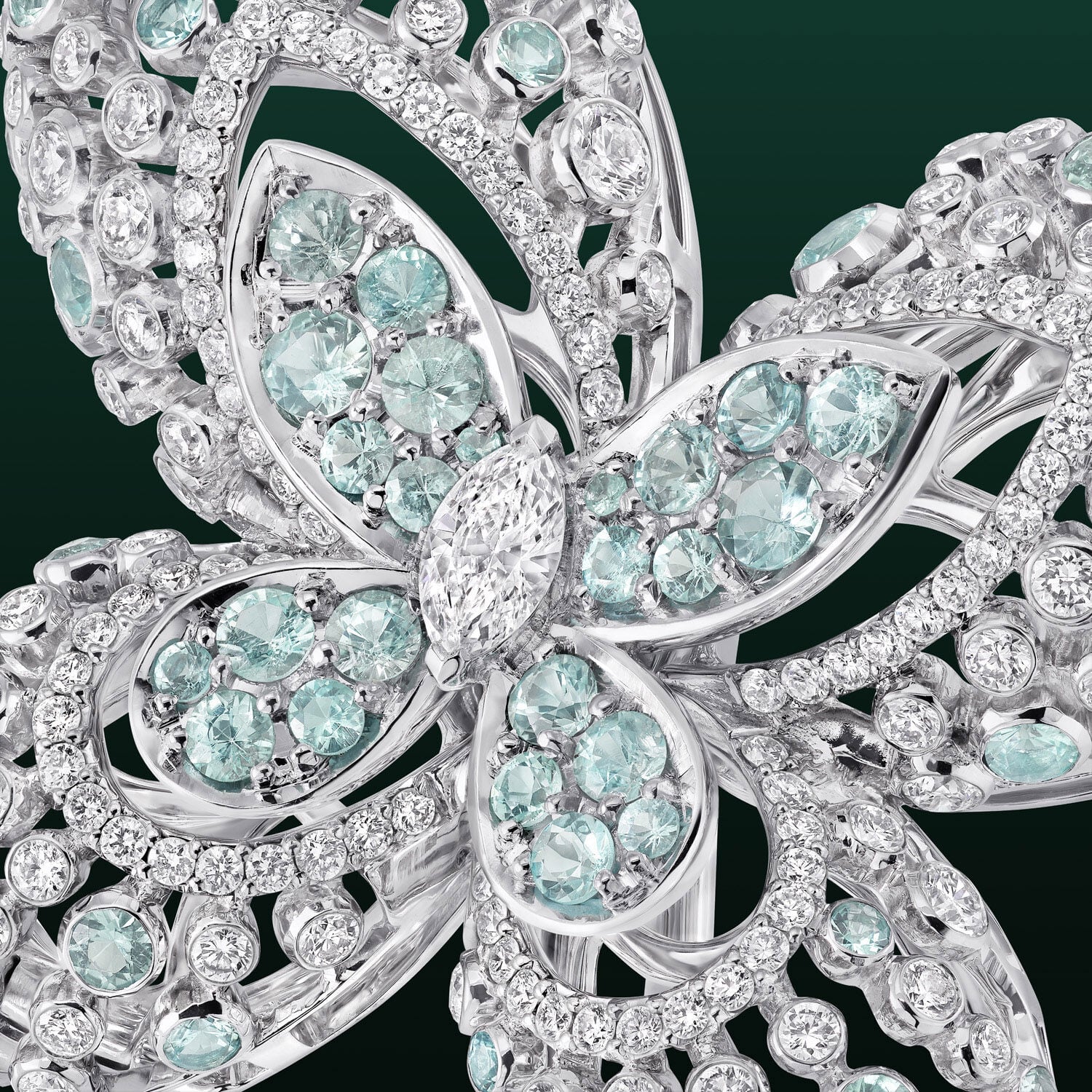 Image shows Graff Butterfly Athea Brooch