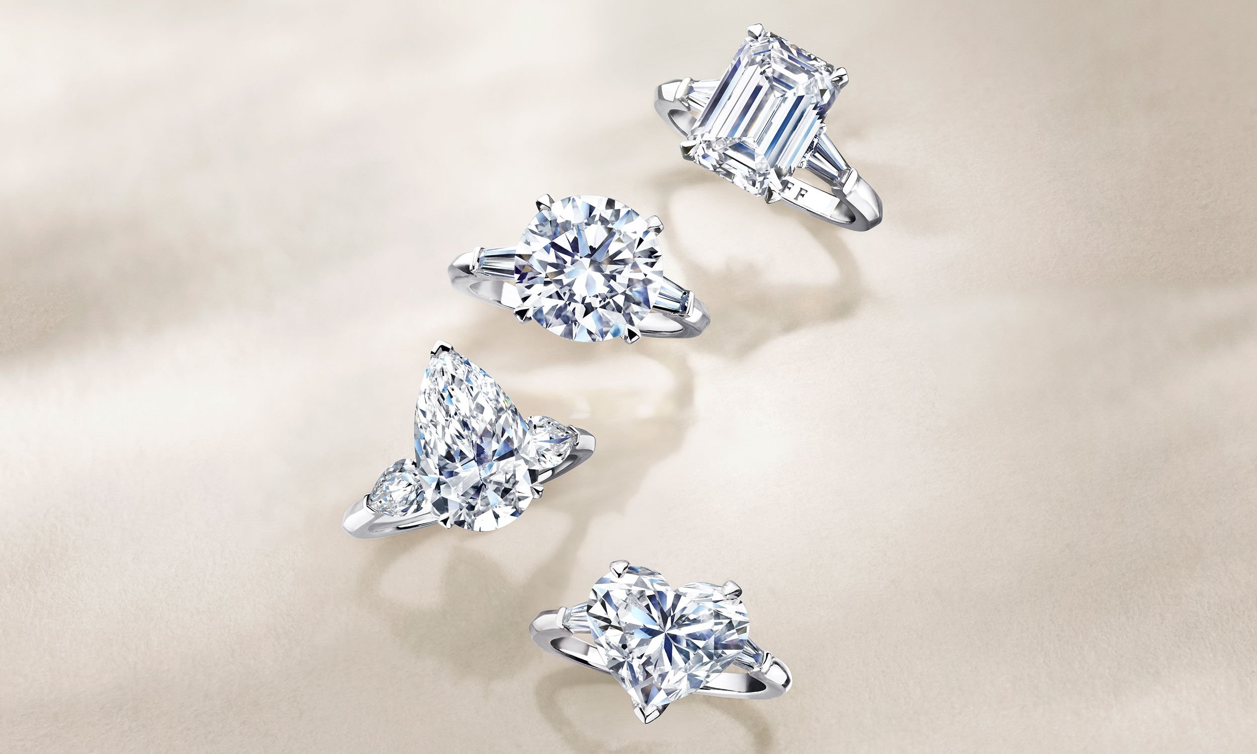 Promise diamond engagement rings by Graff 