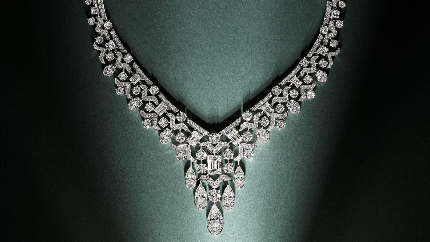 1963 - Image shows craftsman polishing Graff 1963 high jewellery suite in Graff workshop