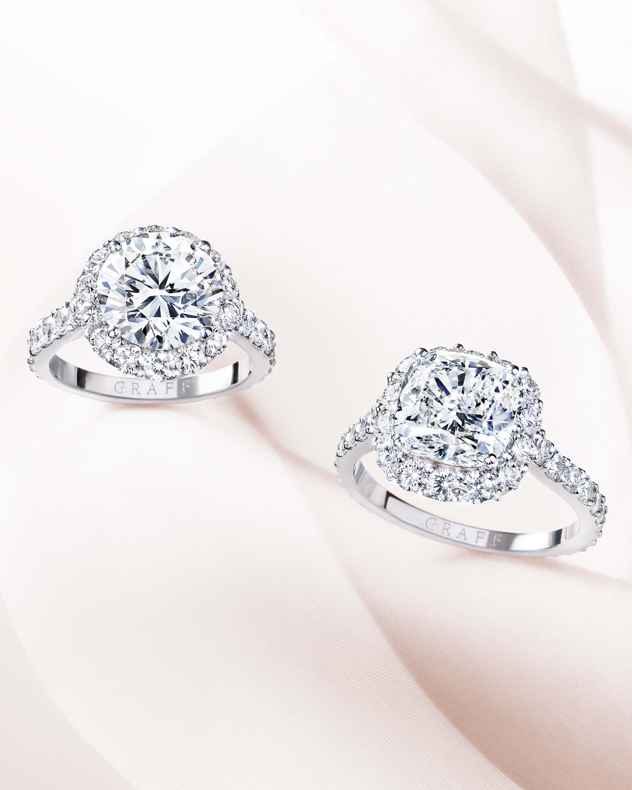 Two Graff Icon Engagement Rings