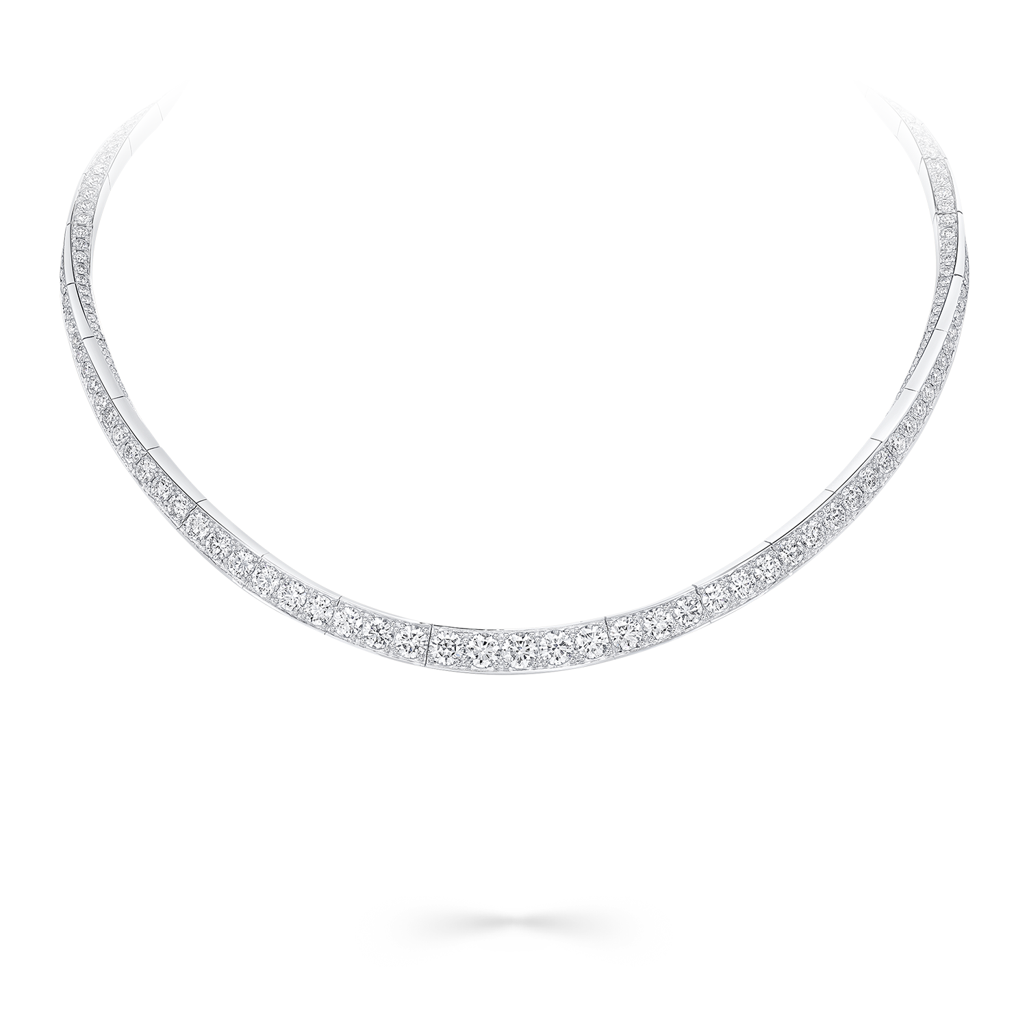 Spiral Diamond Necklace