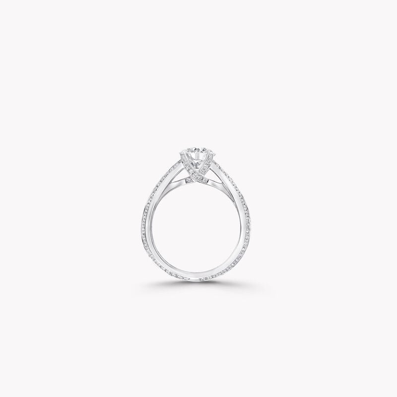Legacy圆形钻石订婚戒指