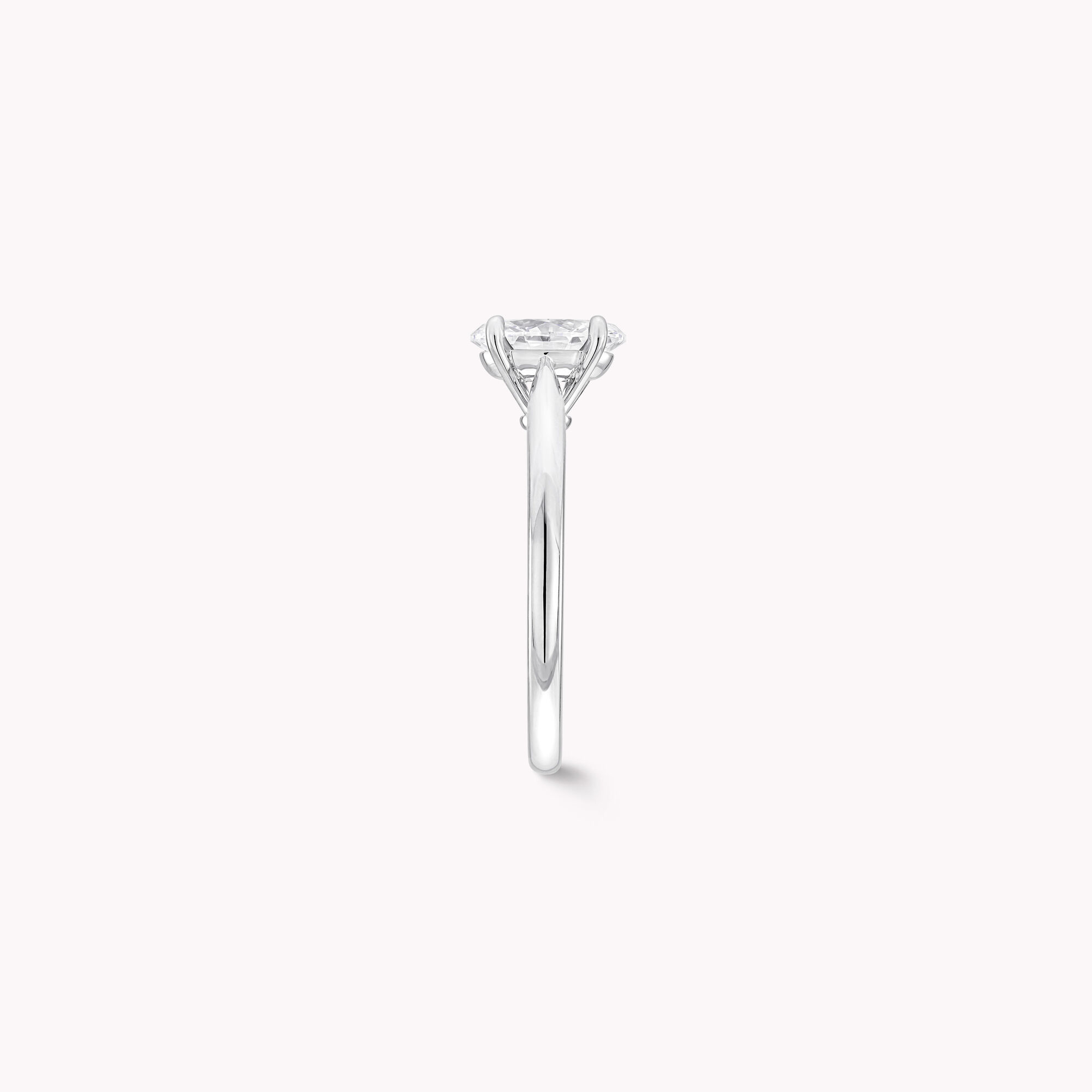 Paragon Oval Diamond Engagement Ring, Platinum - Graff