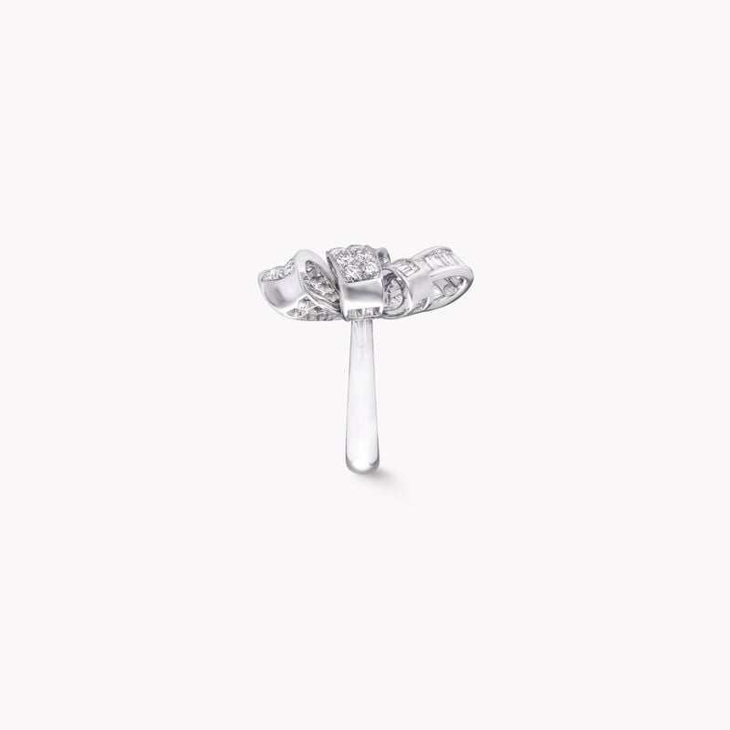 Tilda's Bow Double Knot Diamond Ring