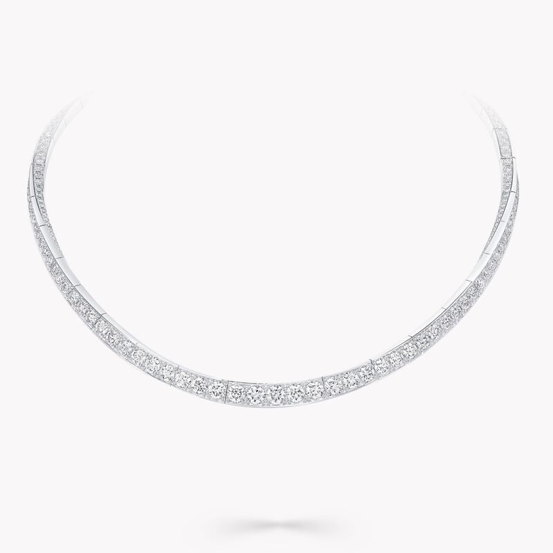 Spiral Diamond Necklace