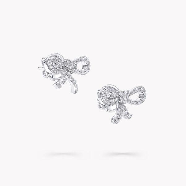 Tilda's Bow Mini Diamond Stud Earrings, , hi-res