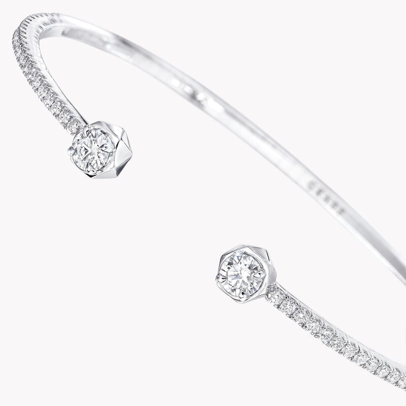 Bracelet rigide ouvert en diamants Laurence Graff Signature