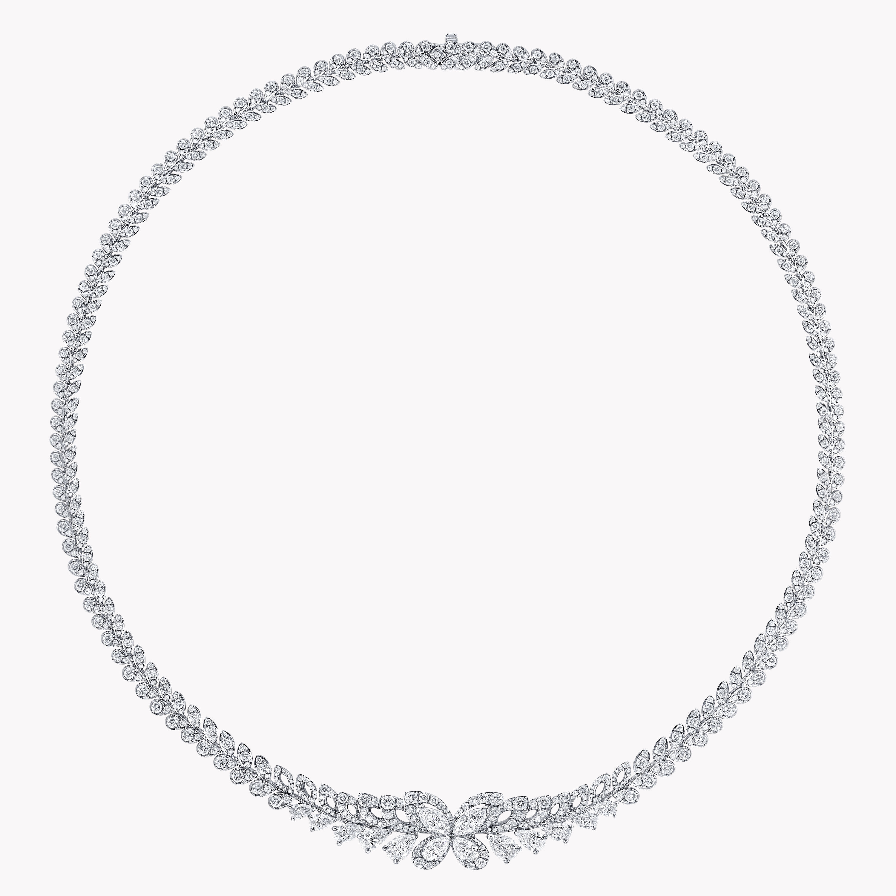 バタフライ ダイヤモンド ネックレス, - Graff