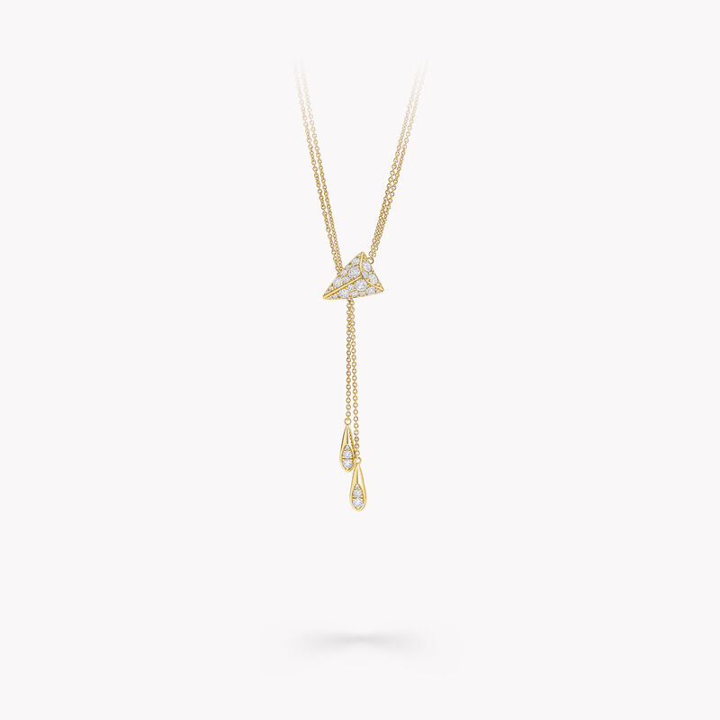 Follow Me Diamond Lariat Necklace