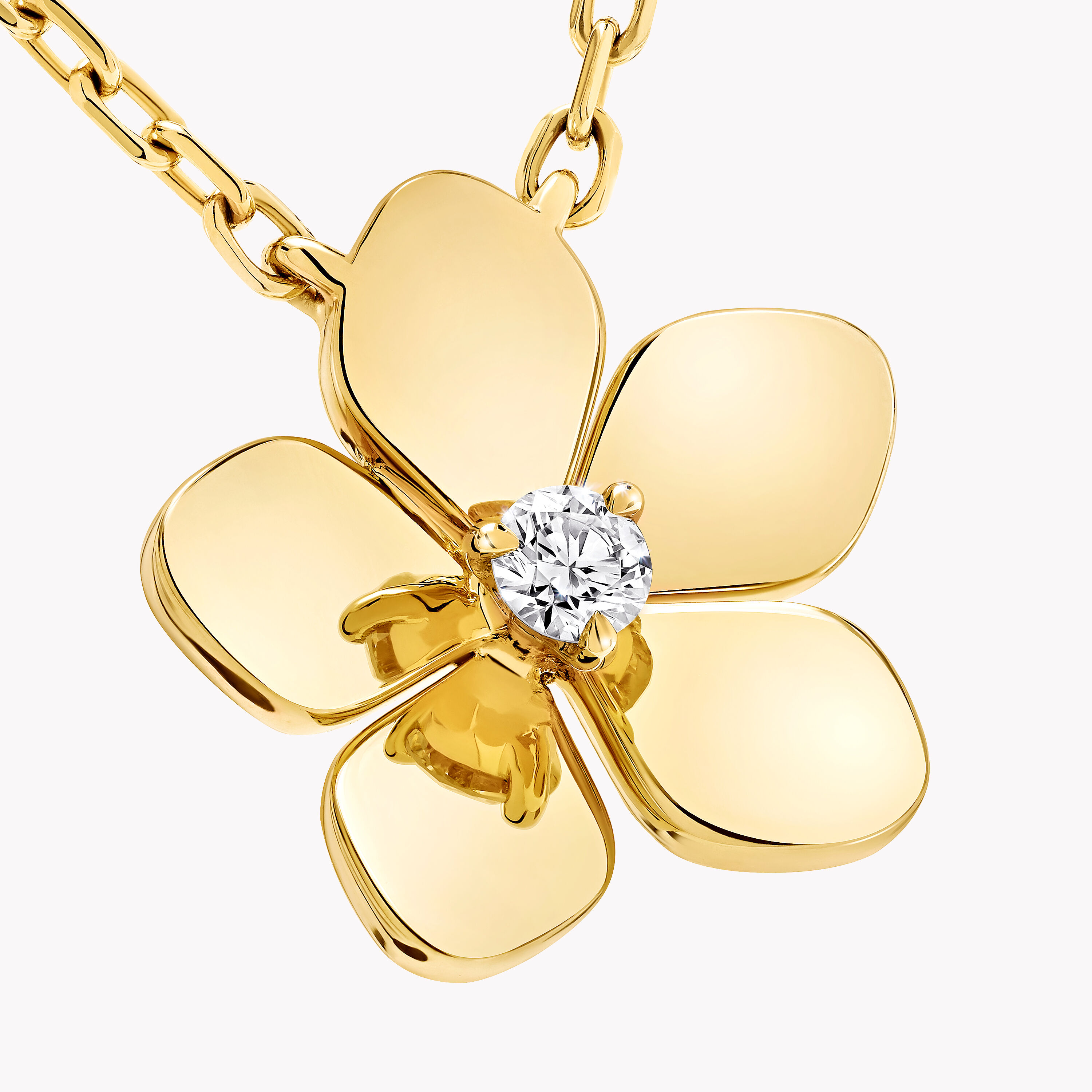 ワイルドフラワー ミニ ペンダント, イエローゴールド - Graff