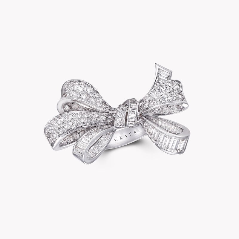 Tilda's Bow Double Knot Diamond Ring