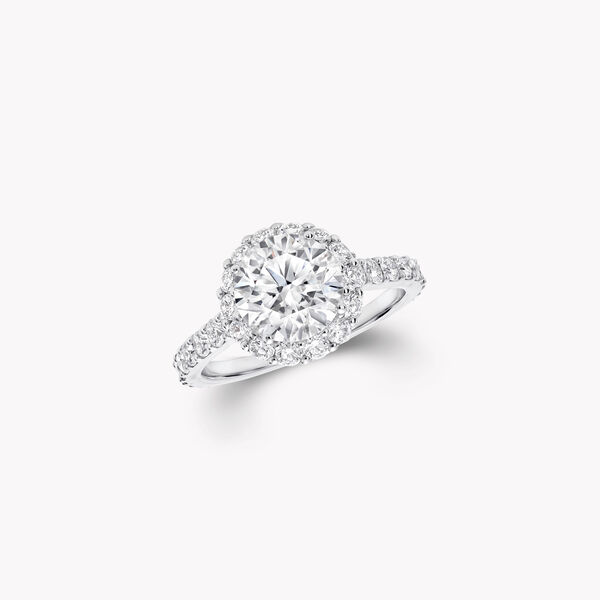 Icon Round Diamond Engagement Ring, , hi-res