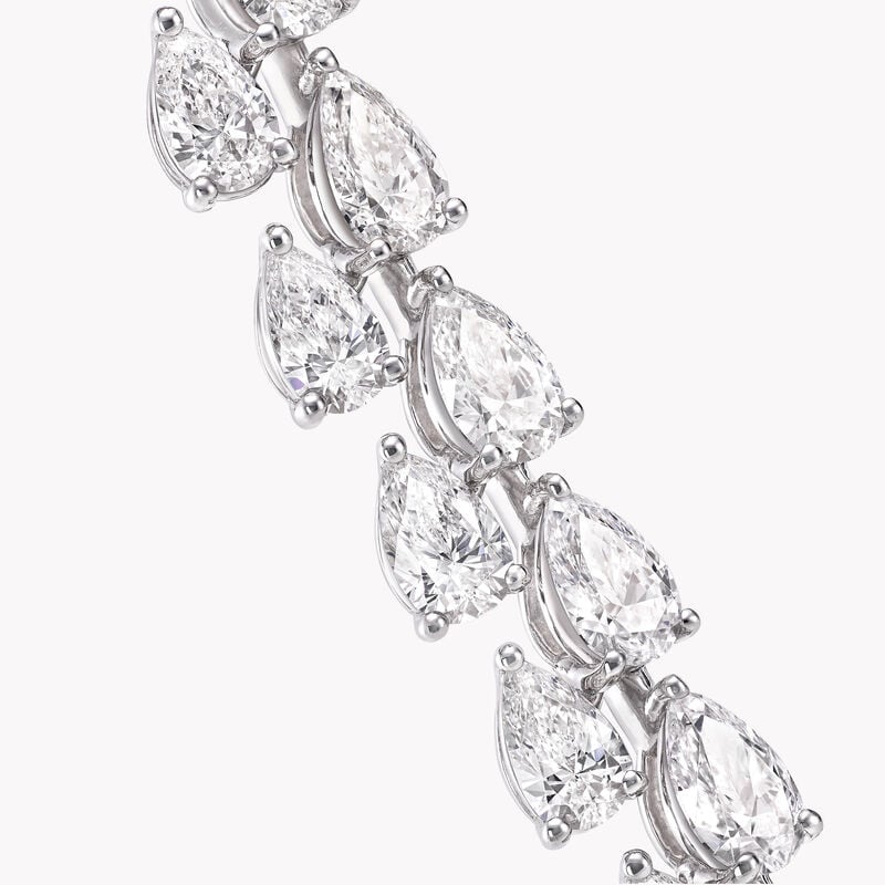 Pear Shape Diamond Bracelet