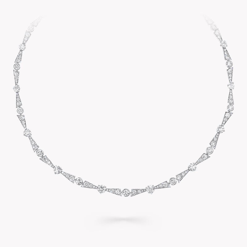 New Dawn Diamond Line Necklace