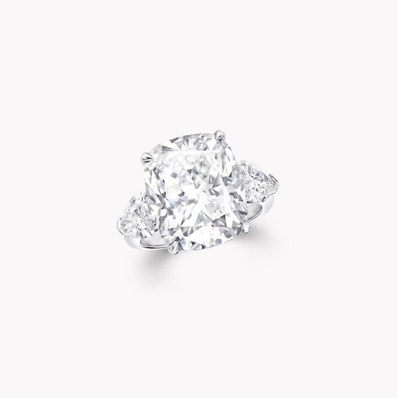 枕形切割鑽石高級珠寶戒指, , hi-res