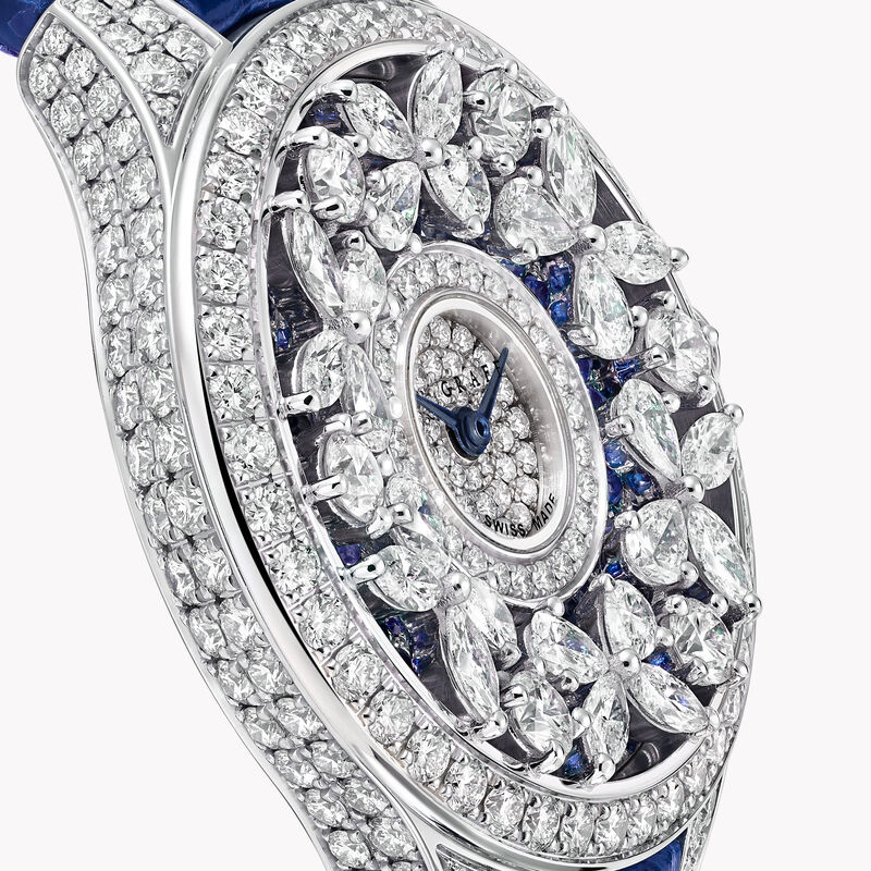 Classic Butterfly藍寶石和鑽石腕錶, , hi-res