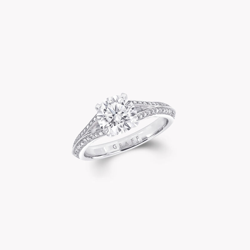 Legacy Round Diamond Engagement Ring, , hi-res