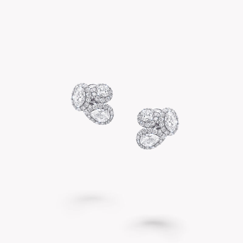 Boucles d&rsquo;oreilles en diamants multiformes Icon