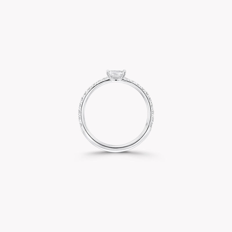 Foufou Horizontal Emerald Cut Diamond Ring