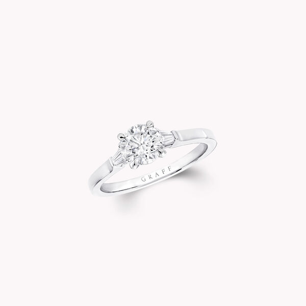 Promise Round Diamond Engagement Ring, , hi-res