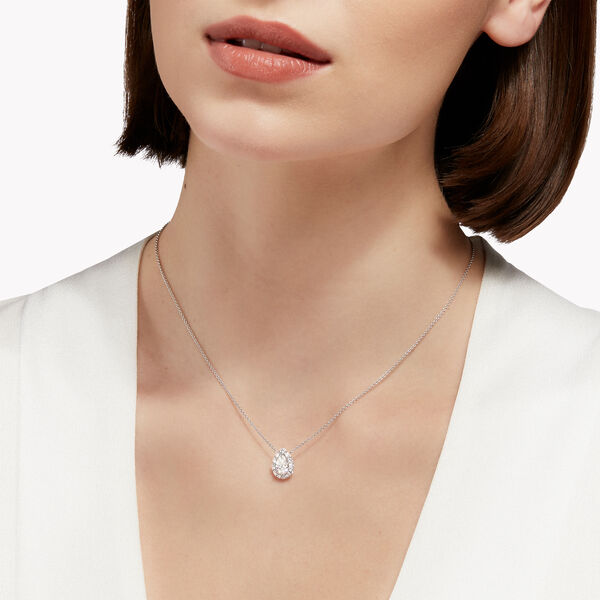 Icon Pear Shape Diamond Pendant, , hi-res
