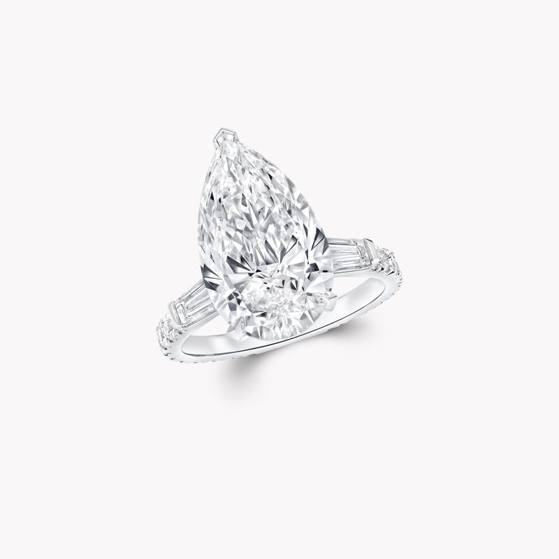Promise Pear Shape Diamond High Jewellery Ring