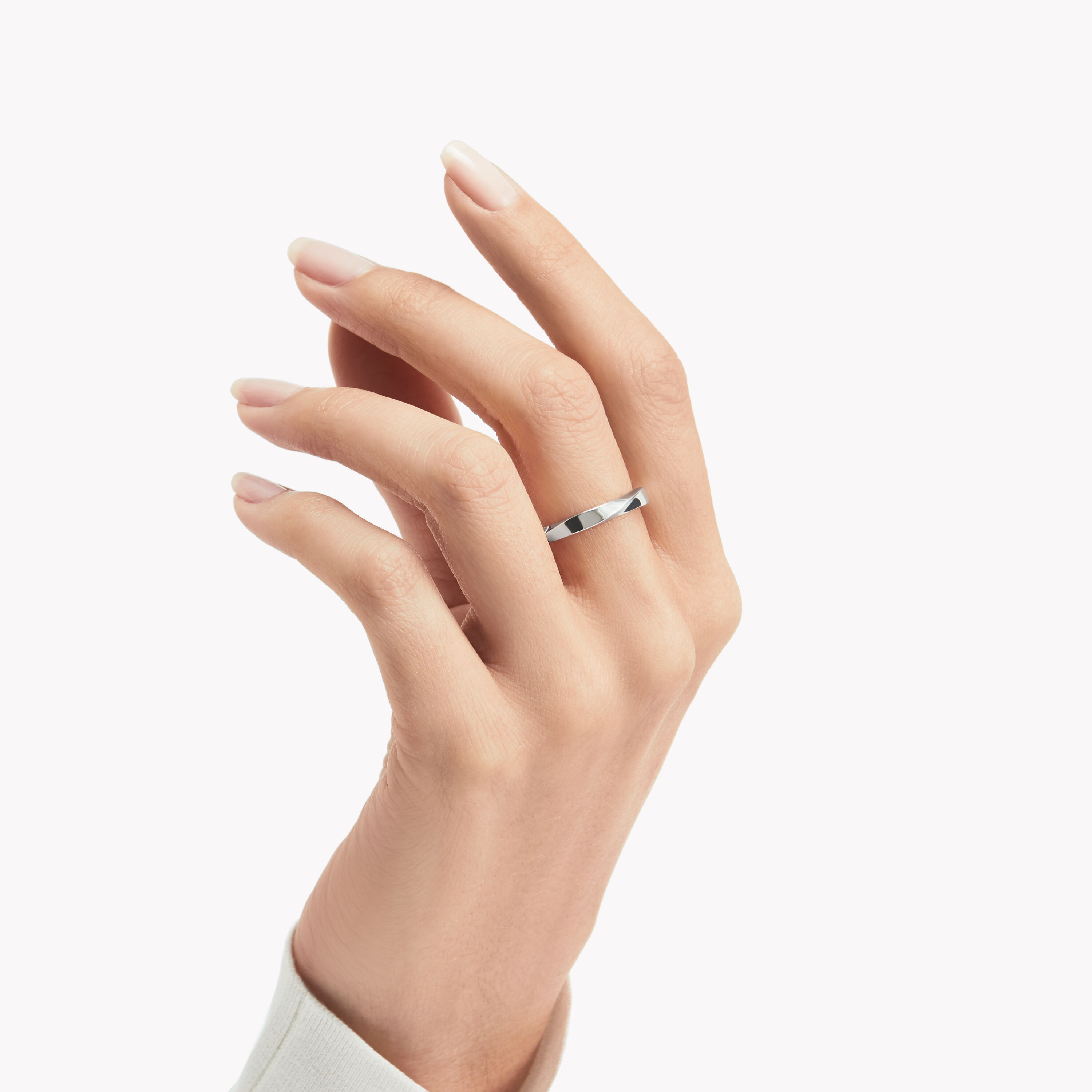 Three-Stone Diamond Engagement Ring with Basket Setting | Ecksand