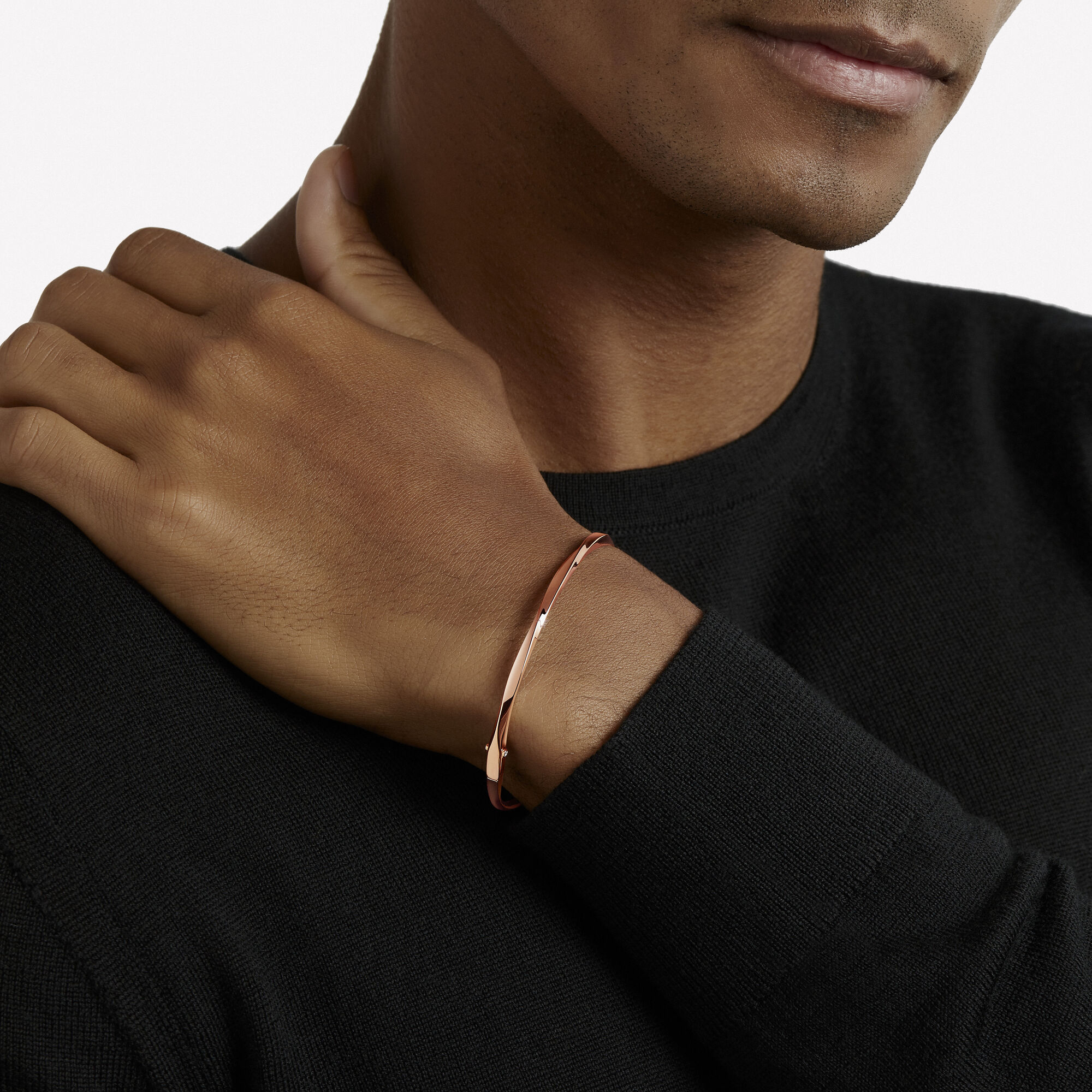 Kosta boda スクルツナ バングル ローズゴールド スクルツナ ICON CUFF 