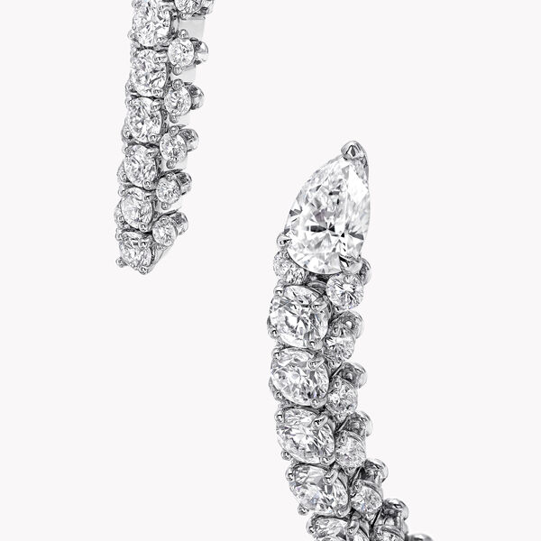 Bracelet rigide en diamants Duet à enrouler autour du poignet, , hi-res