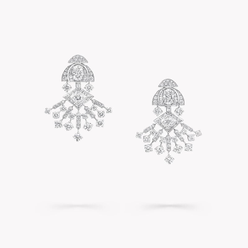 Night Moon Diamond High Jewellery Earrings