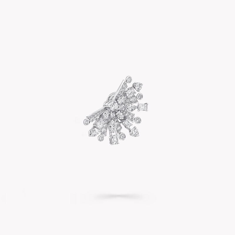 Boucles d&rsquo;oreilles en diamants motif La Nouvelle Aube