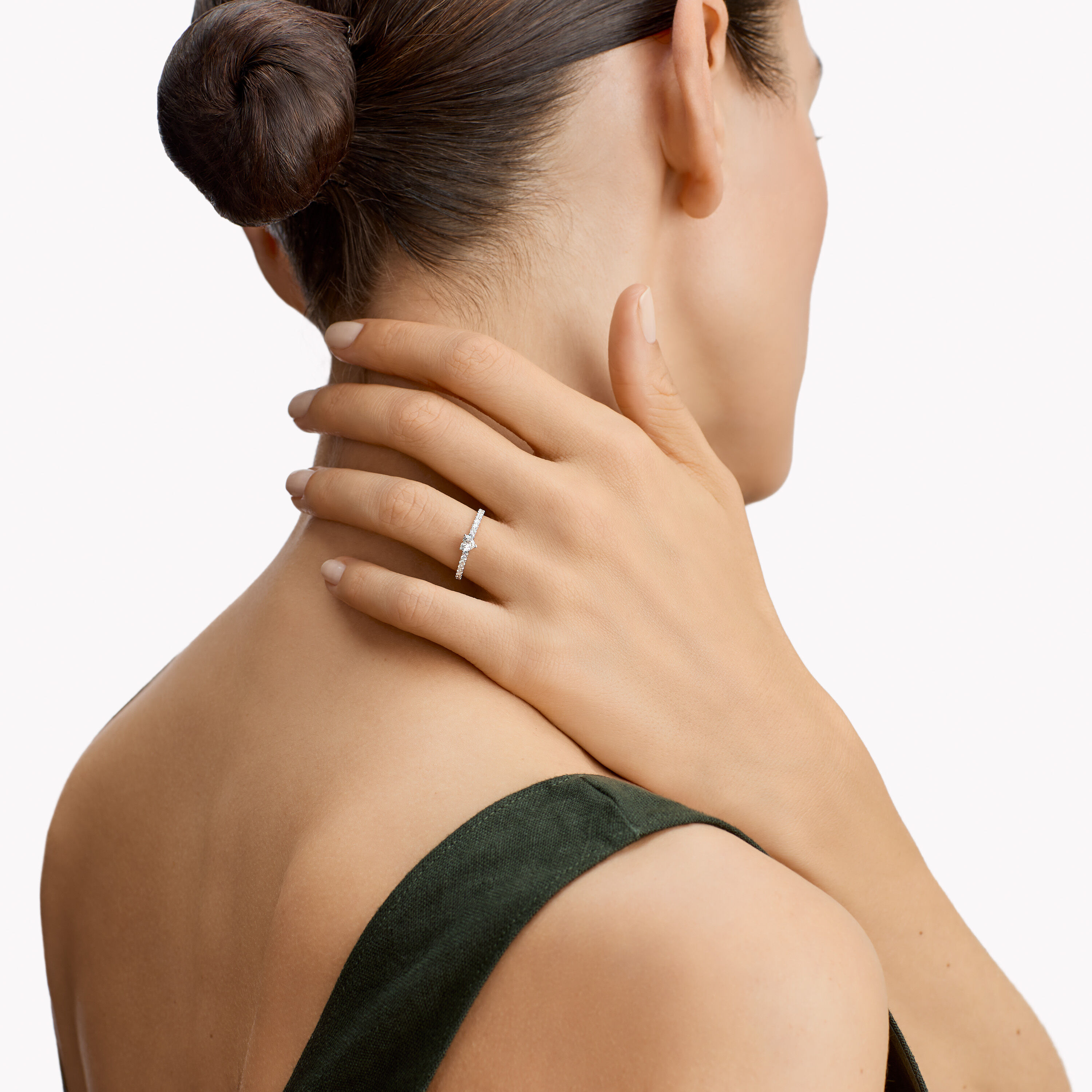 フーフー ハートシェイプ ダイヤモンド リング, - Graff