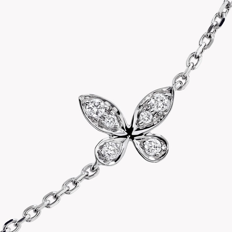 Pavé Butterfly Diamond Petite Bracelet