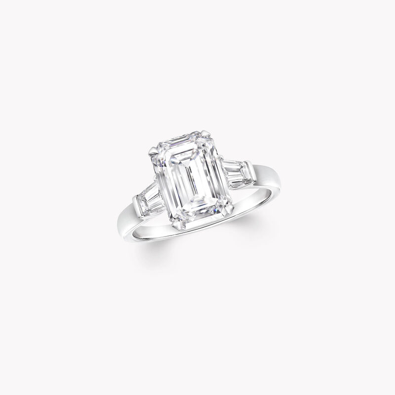 Promise Emerald Cut Diamond Engagement Ring, , hi-res