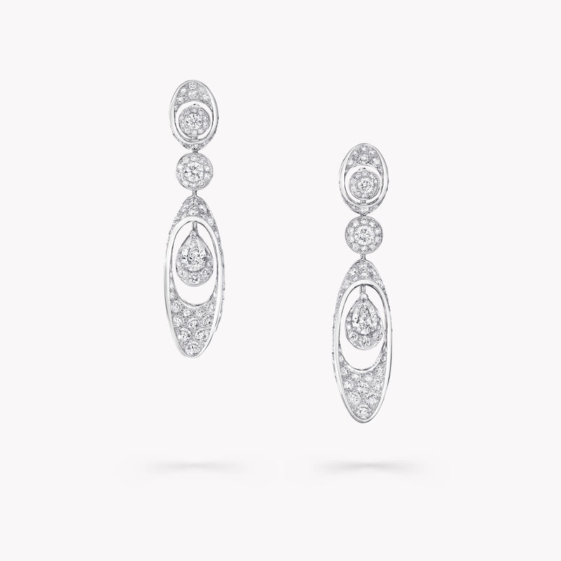 Graff Gateway Diamond High Jewellery Earrings, White Gold Graff