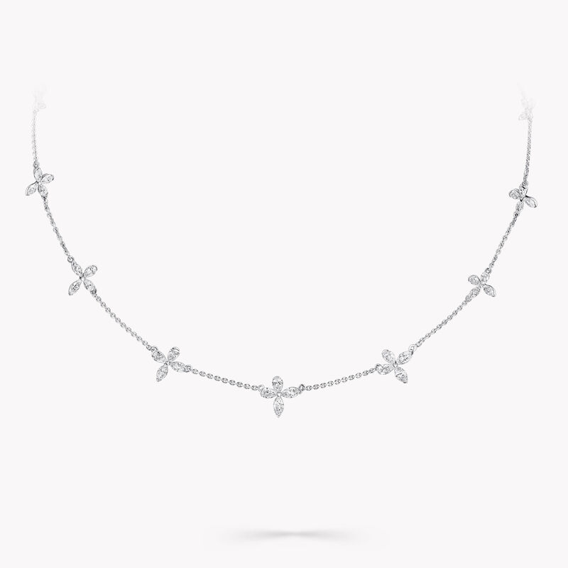 Classic Butterfly Petite Diamond Necklace