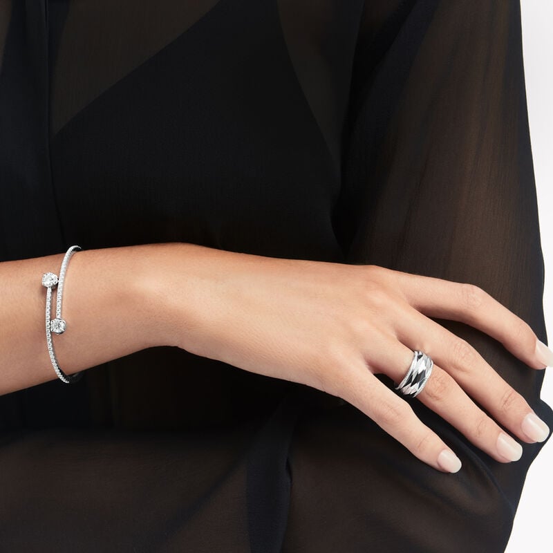 Bracelet rigide en diamants à enrouler autour du poignet Laurence Graff Signature